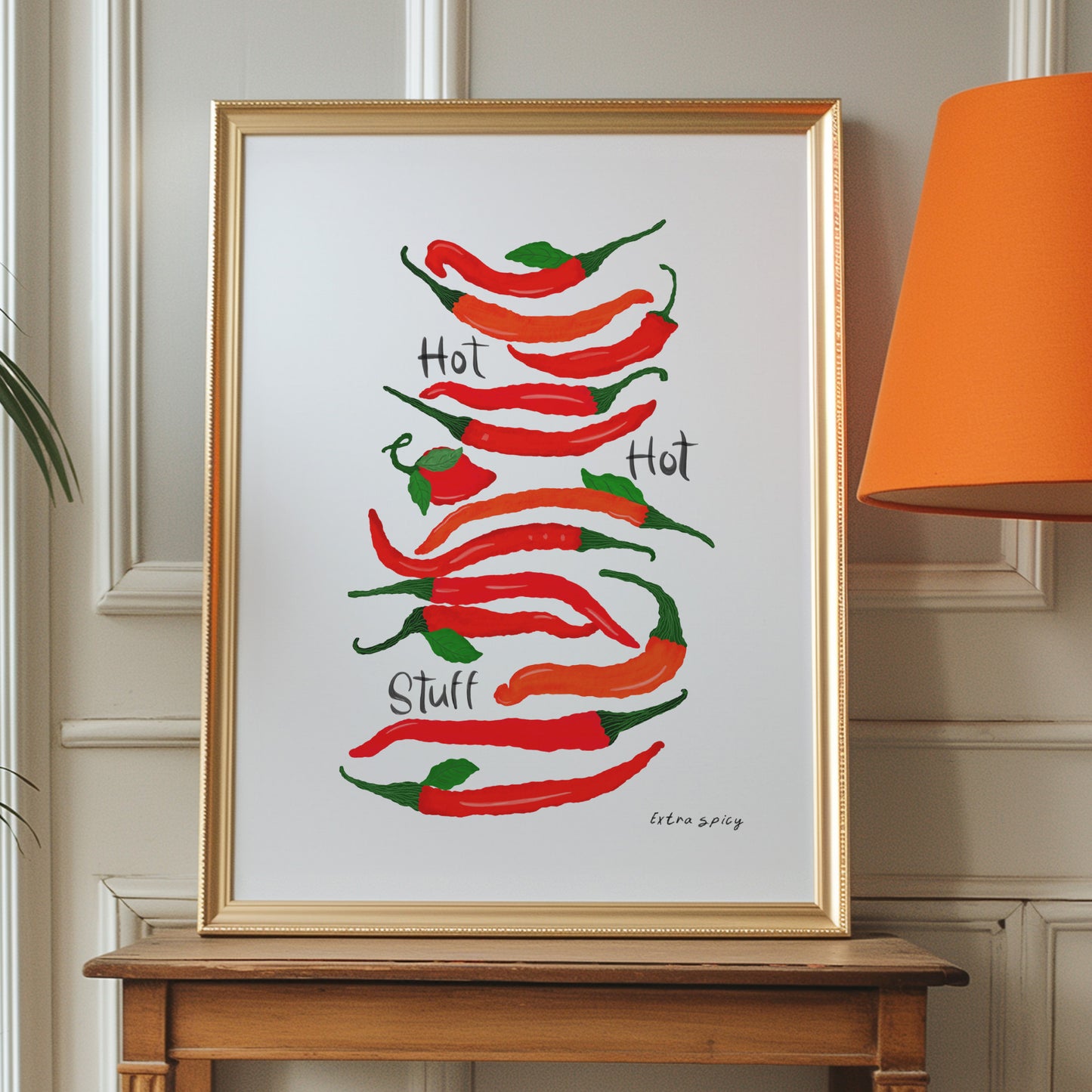 HOT HOT Stuff / Chilli Art Print v2
