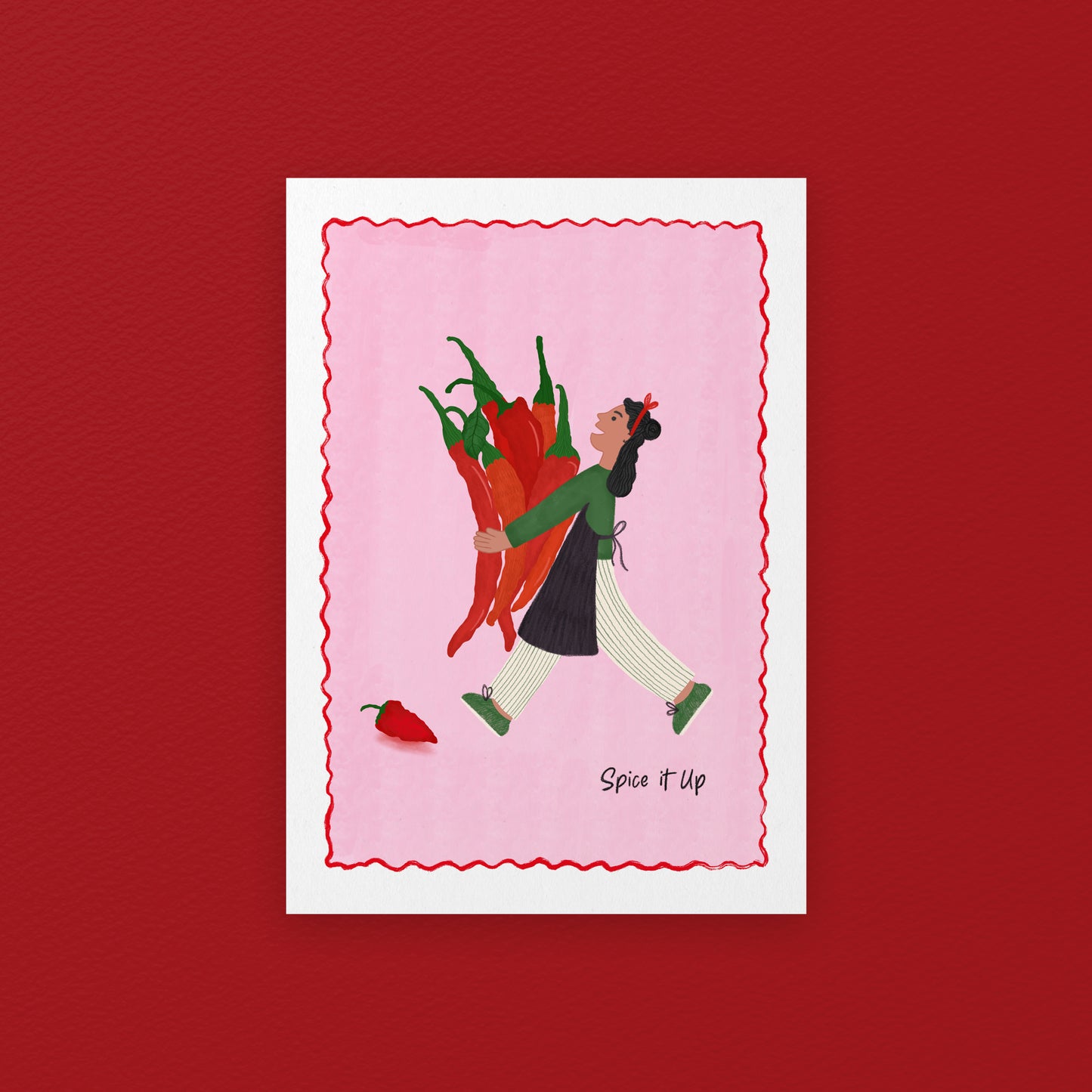 HOT HOT Stuff / Chilli Art Print v3