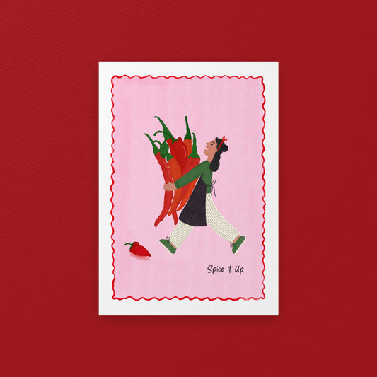 HOT HOT Stuff / Chilli Art Print v3