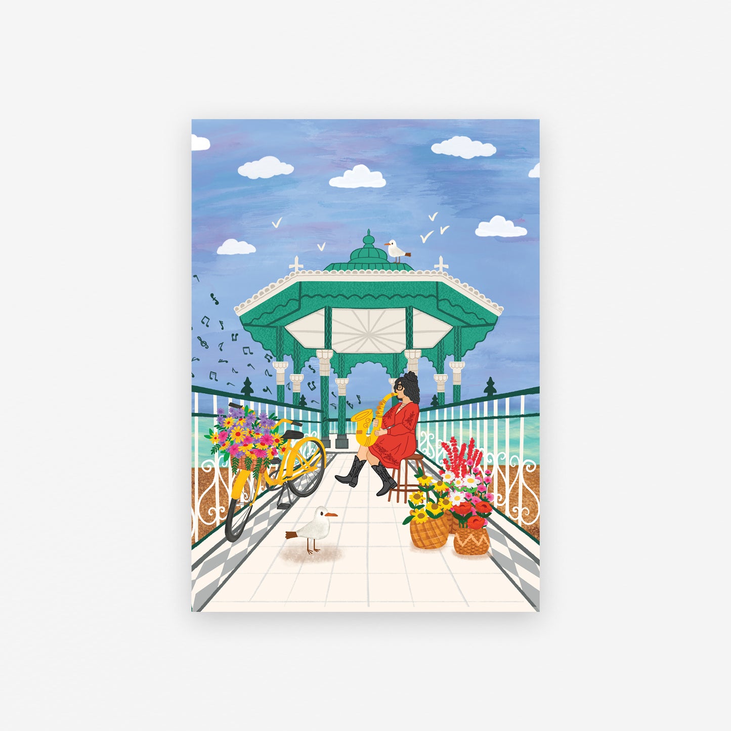 Brighton Bandstand  Art Print