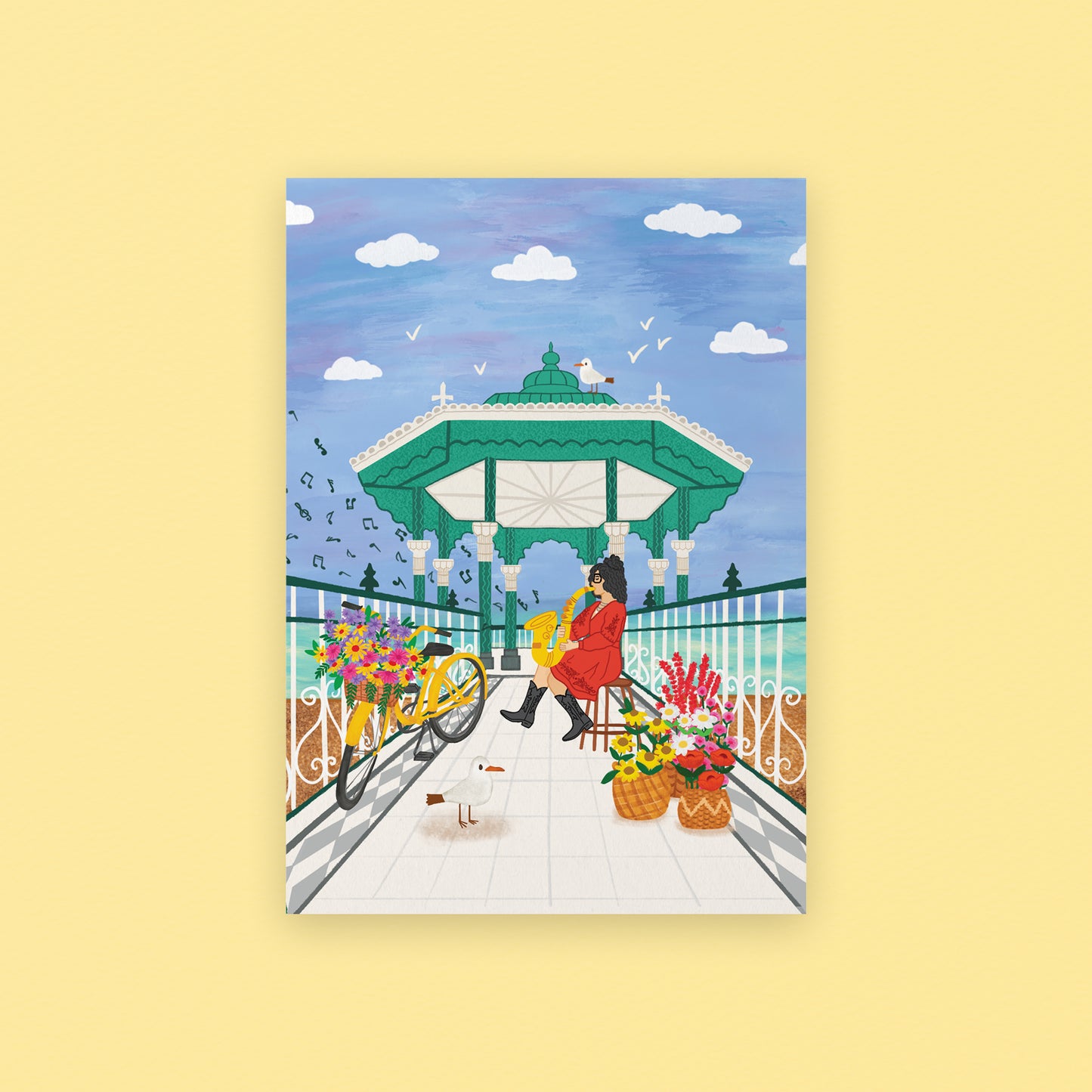 Brighton Bandstand  Art Print