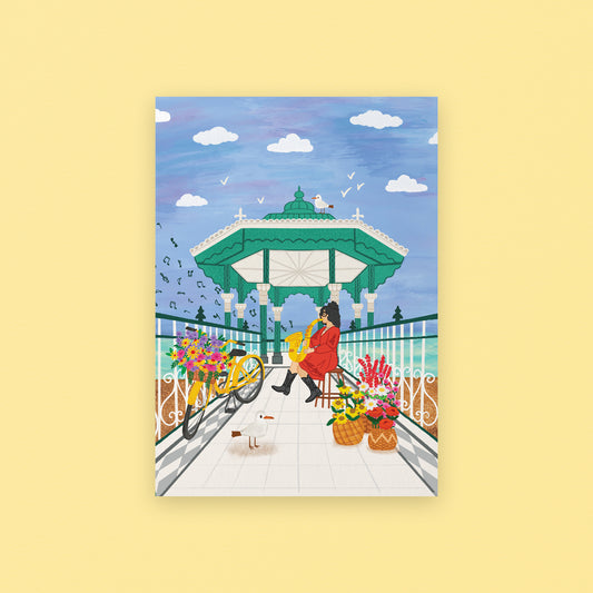 Brighton Bandstand  Art Print