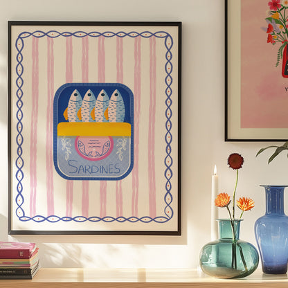 Sardine Tin Giclée Art Print