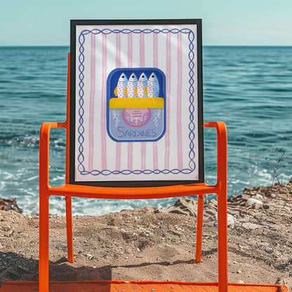 Sardine Tin Giclée Art Print