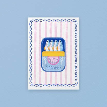 Sardine Tin Giclée Art Print