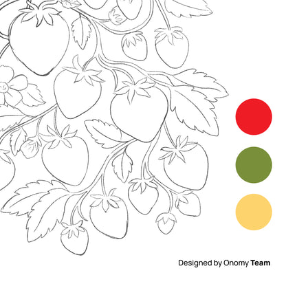 You're Berry Special Strawberry Pattern Greeting Card