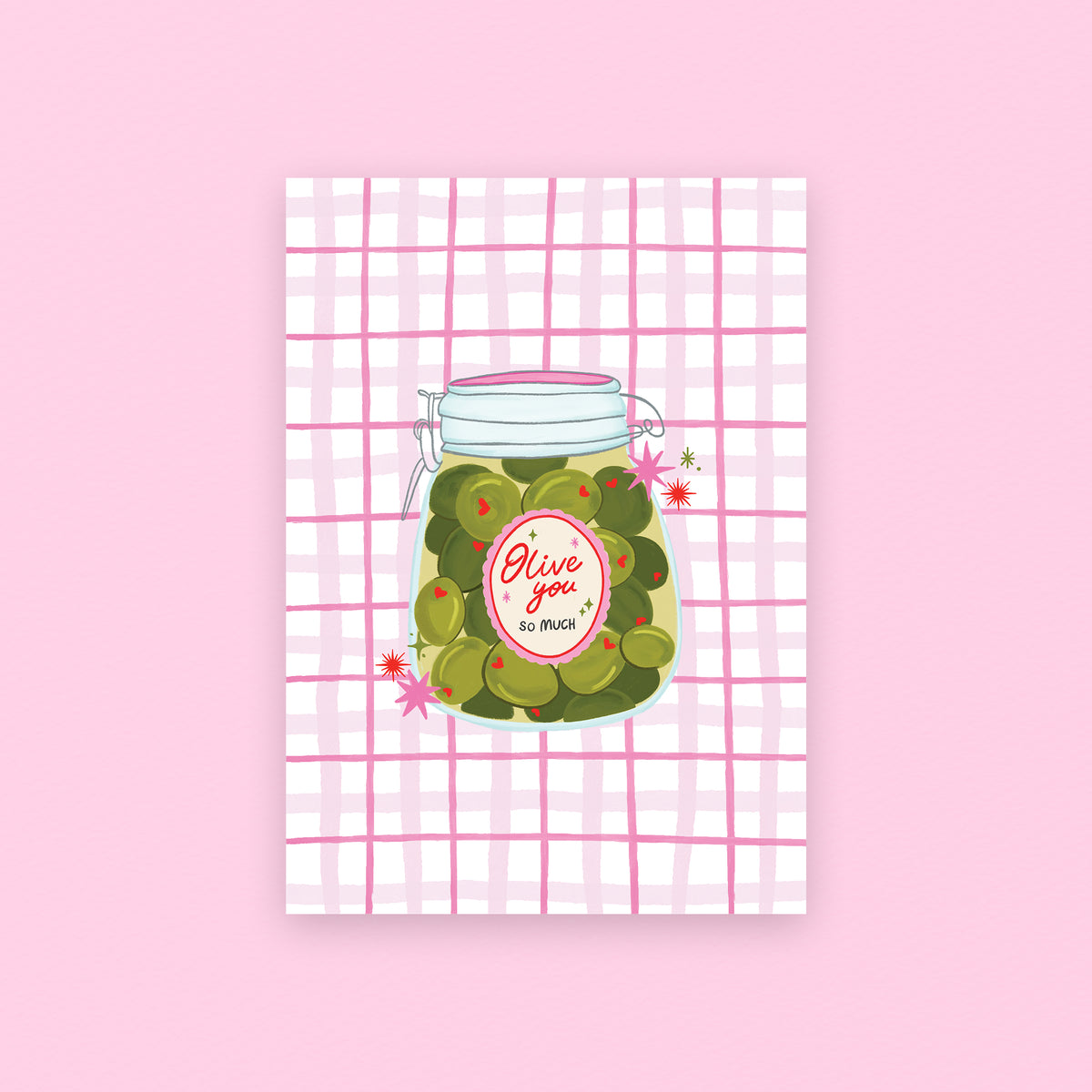 Olive You So Much Art Print