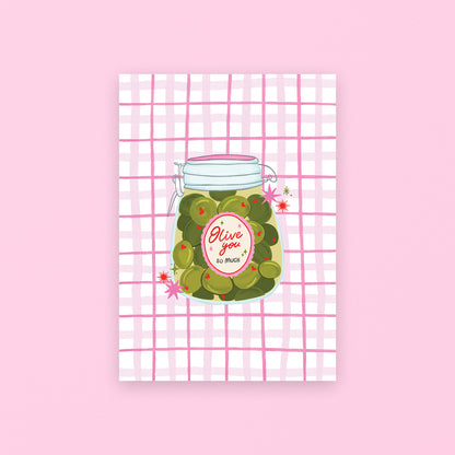 Olive You So Much Art Print