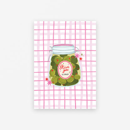 Olive You So Much Art Print