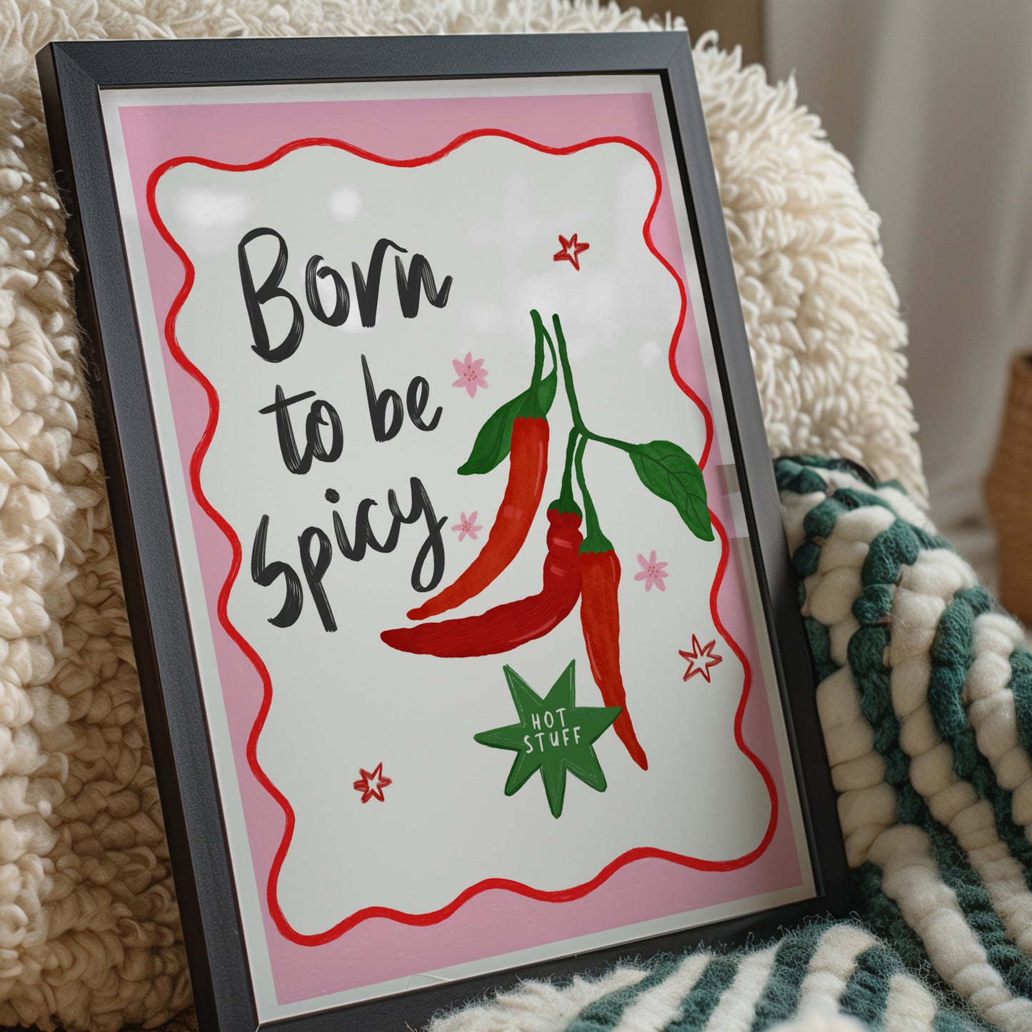 Born to be Spicy Art Print