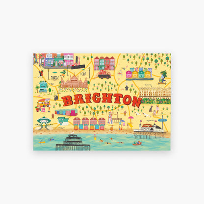 Brighton Map Giclée Art Print
