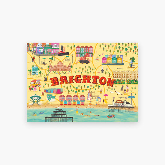 Brighton Map Giclée Art Print