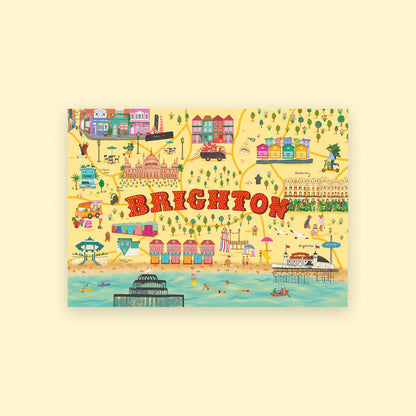 Brighton Map Giclée Art Print