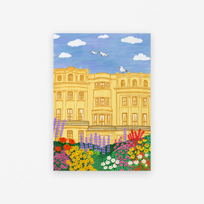 Brunswick Square Brighton Town House Giclée Art Print