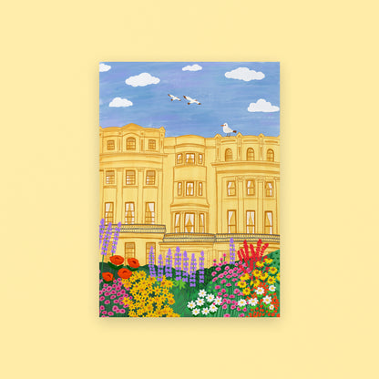 Brunswick Square Brighton Town House Giclée Art Print