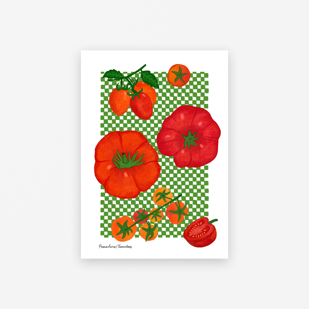 Tomato Mediterranean Summer Giclée Art Print