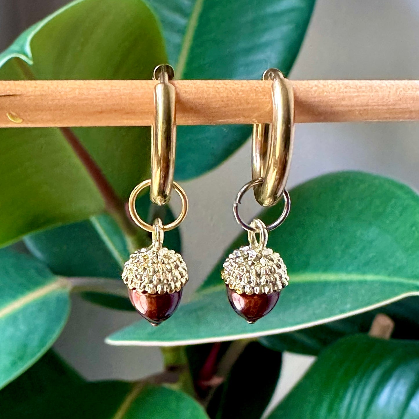 The Mundane Brighton Gift shop - Acorn earrings - Autumn collection - Gifts for her - Gift for Birthday