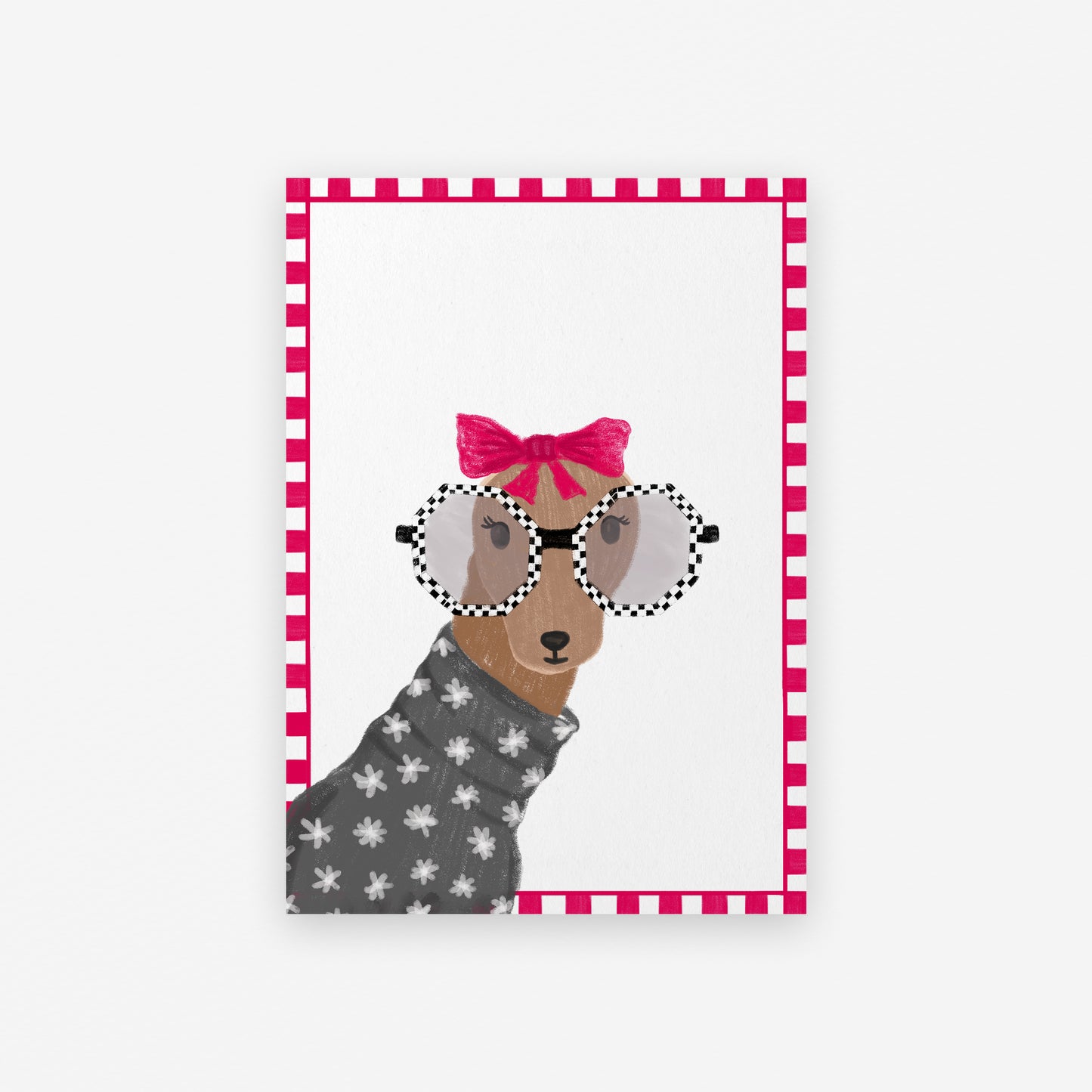 The Mundane Brighton Gift shop - Greyhound Dog Art Print - gift for dog lovers - gift for her - gift for him - dog collection