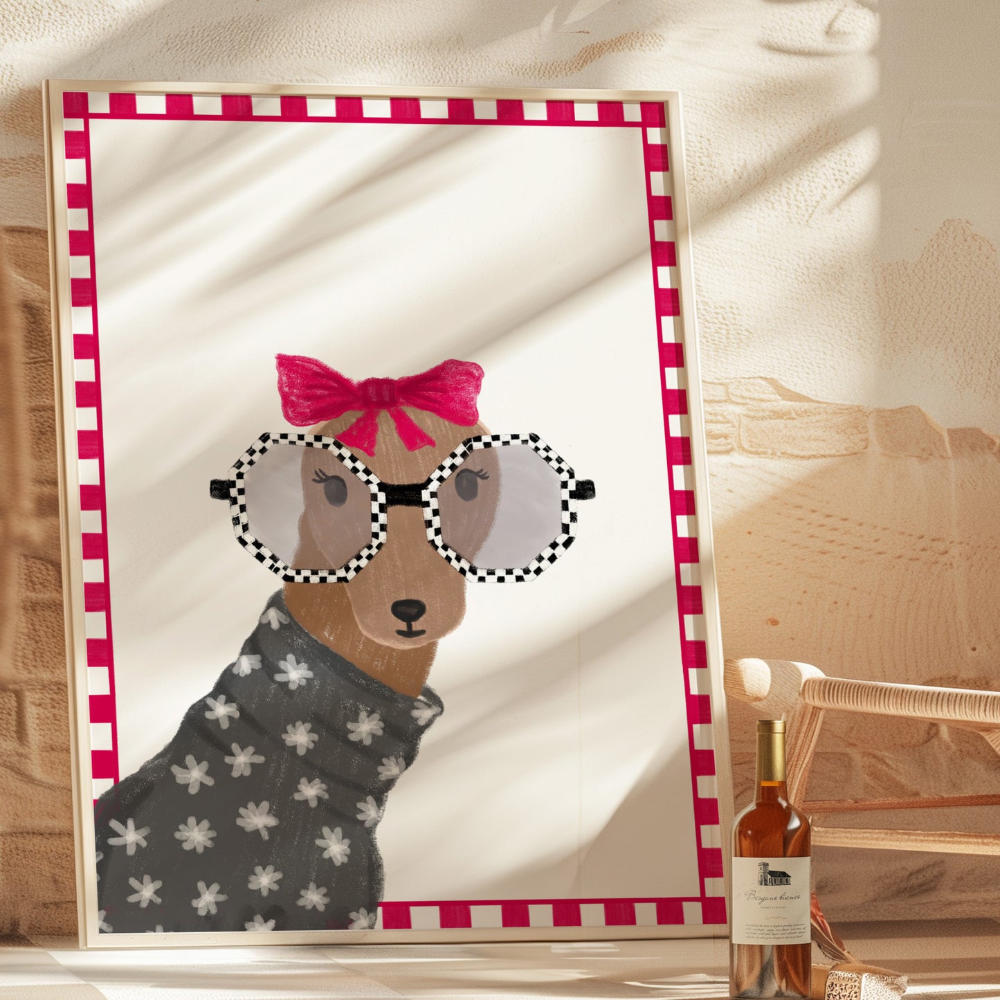 The Mundane Brighton Gift shop - Greyhound Dog Art Print - gift for dog lovers - gift for her - gift for him - dog collection - gift for birthday