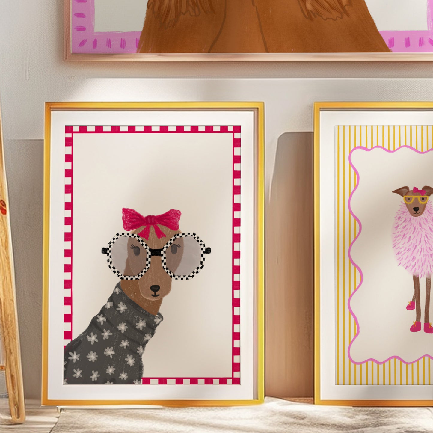 The Mundane Brighton Gift shop - Greyhound Dog Art Print - gift for dog lovers - gift for her - gift for him - dog collection - gift for birthday - 2