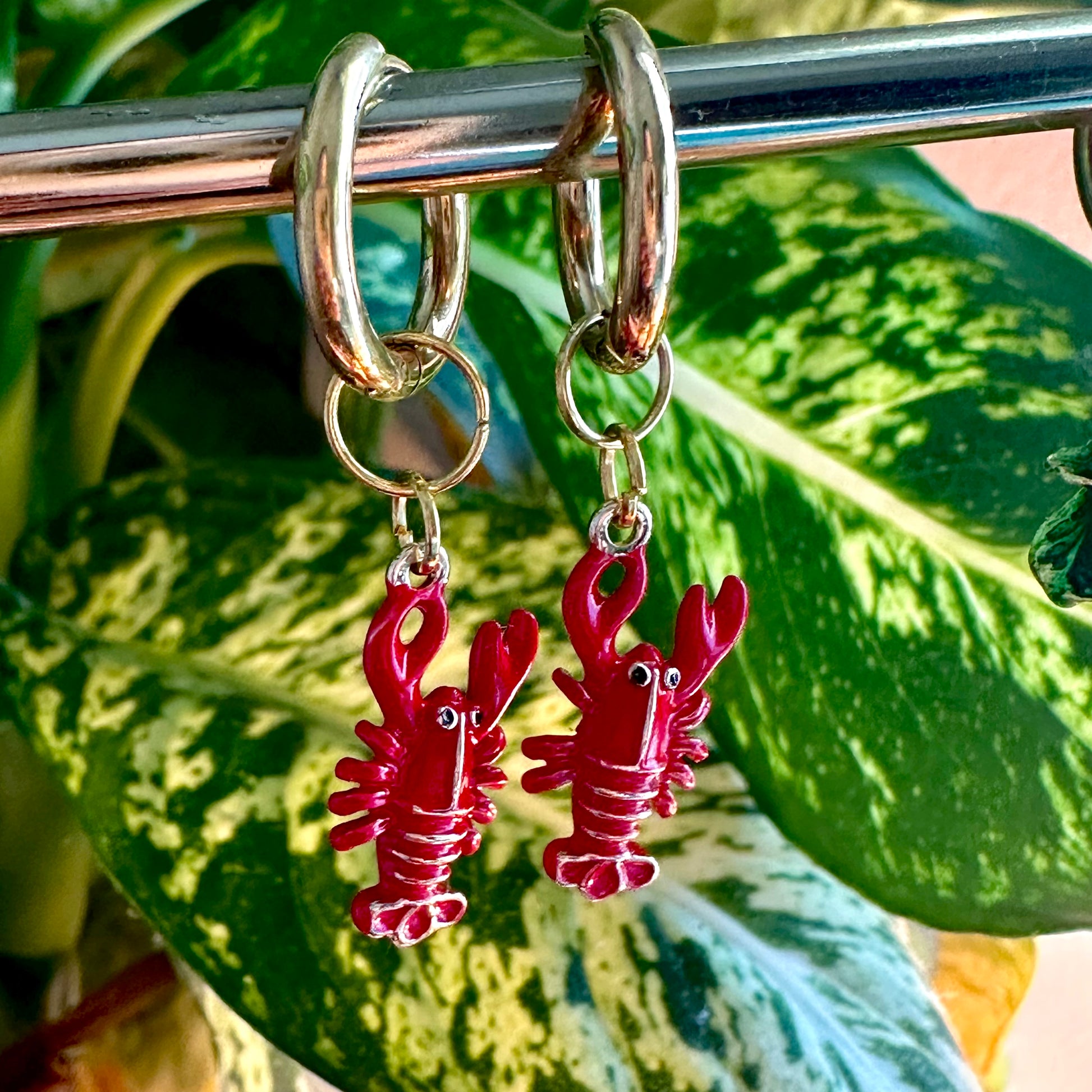 The Mundane Brighton Gift shop - Lobster earrings - Gifts for her - Gift for Valentines - gift for Birthday