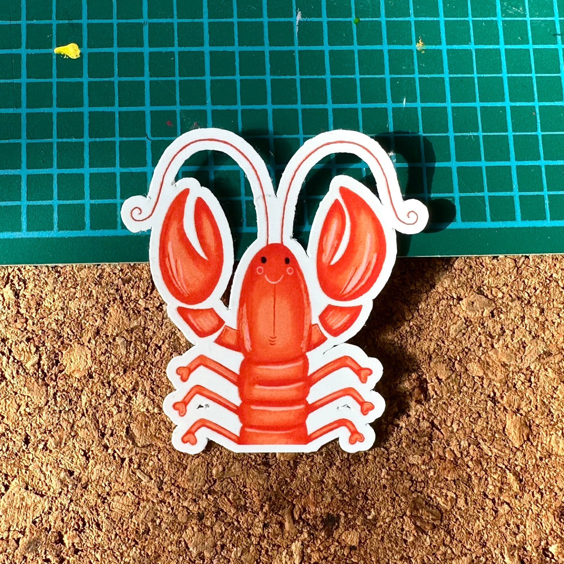 The Mundane Brighton Gift shop -  Lobster sticker - Gifts for Lobster lover