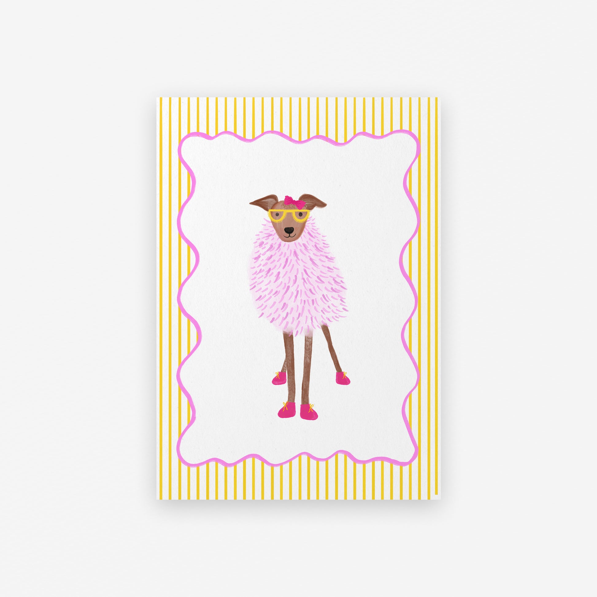 The Mundane Brighton Gift shop - Sassy Dog Art Print - gift for dog lovers - gift for her - gift for him

