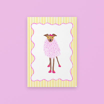 The Mundane Brighton Gift shop - Sassy Dog Art Print - gift for dog lovers - gift for her - gift for him - 2