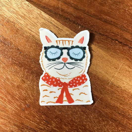 The Mundane Brighton Gift shop -cute cat sticker - Gifts for cat lovers - 2