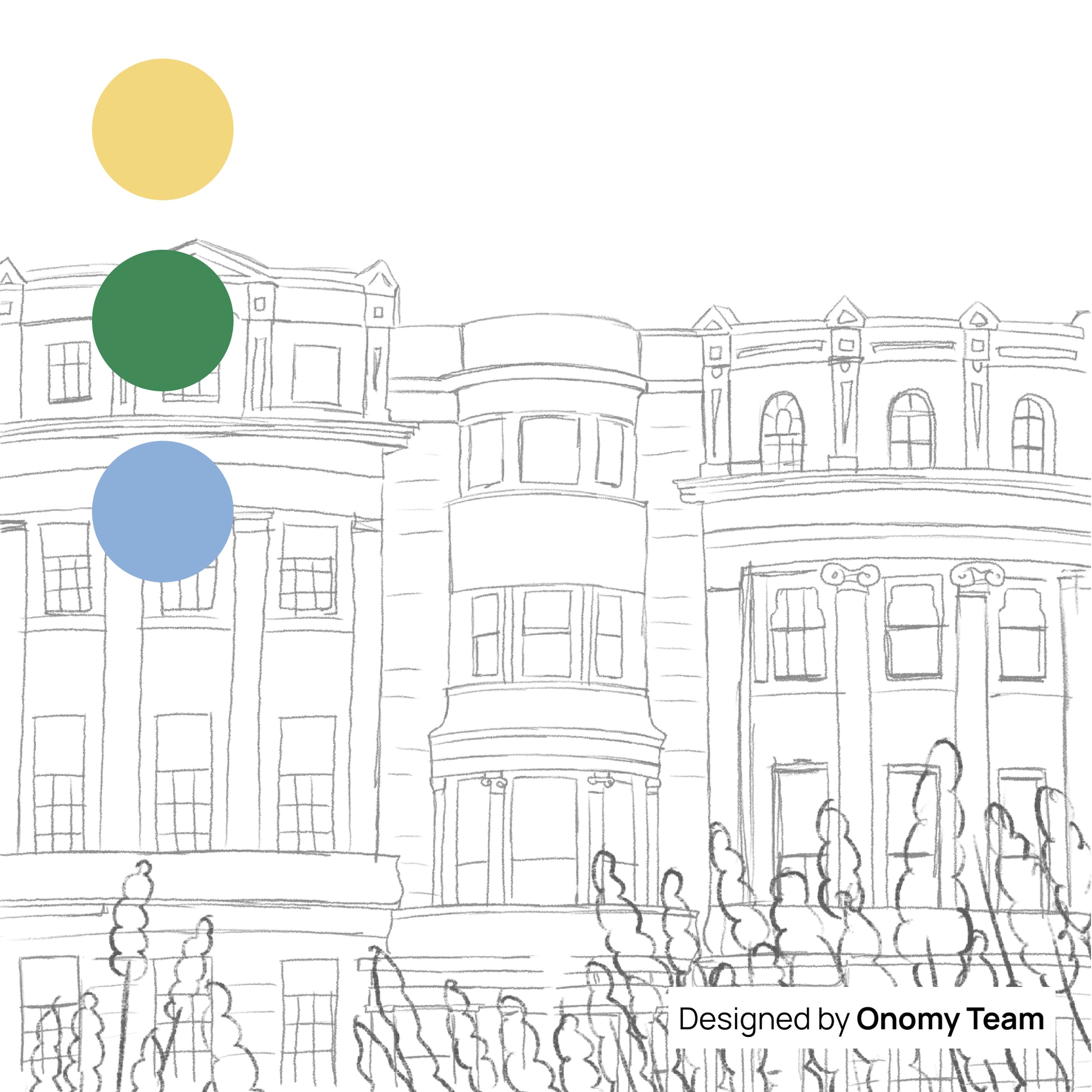 The Mundane Brighton gift shop - Brunswick Square Town house Art Print - speed drawing - gift for birthday - gift for her
- gift for him 