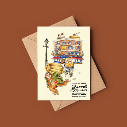 The Barrel Bandit -  Funny Beer Lover Birthday Card