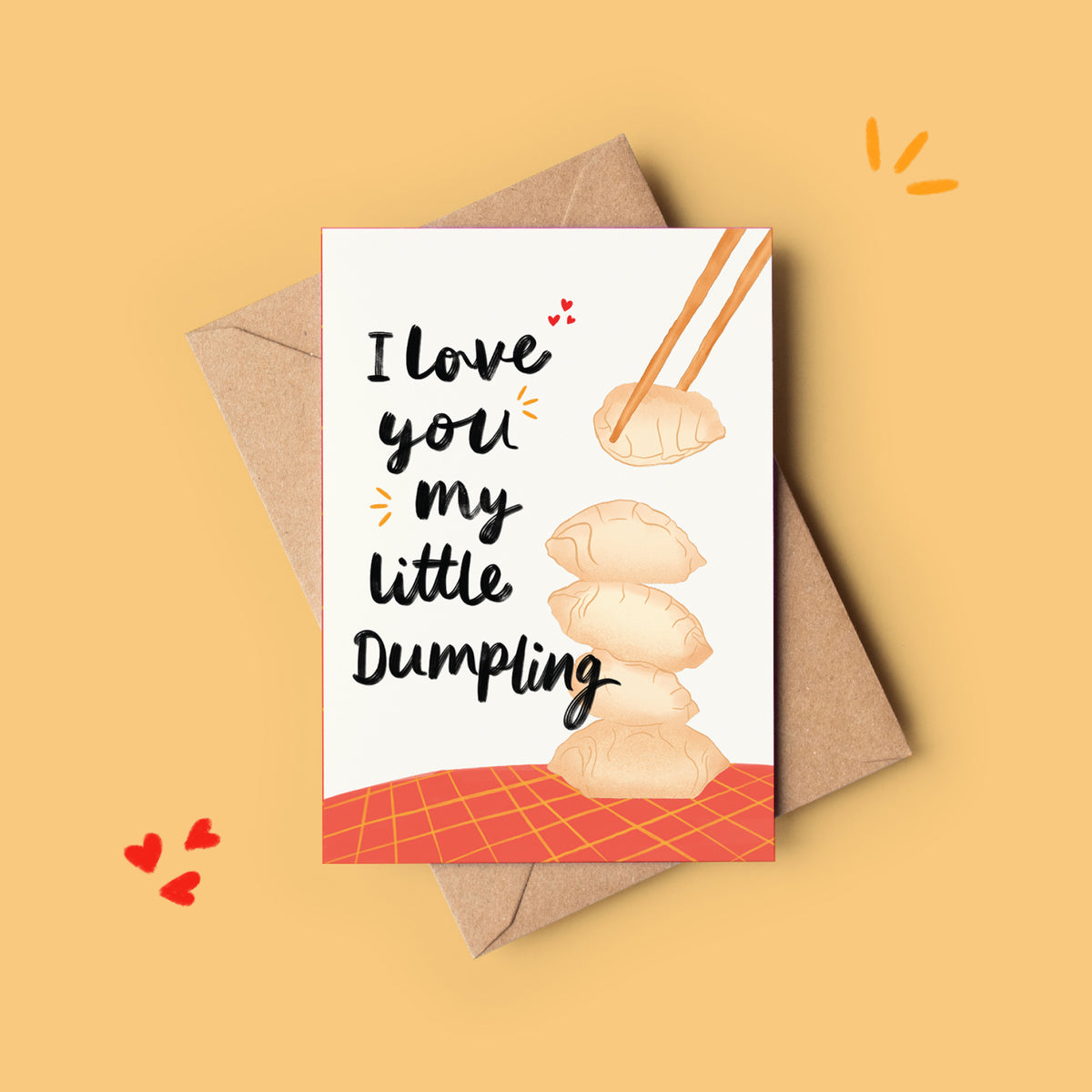 I Love You My Little Dumpling Birthday Greeting Card