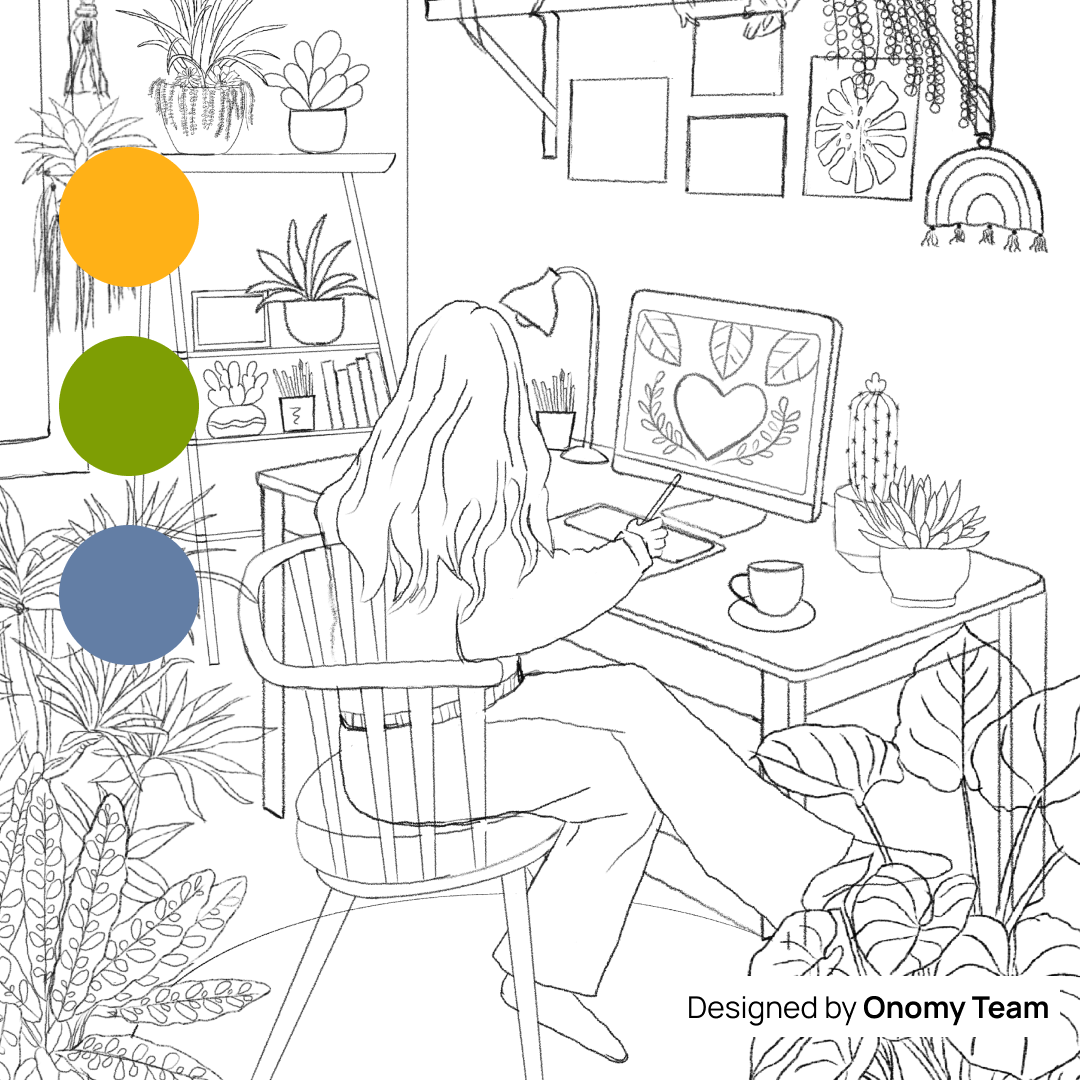 Cozy Desk Birthday Card