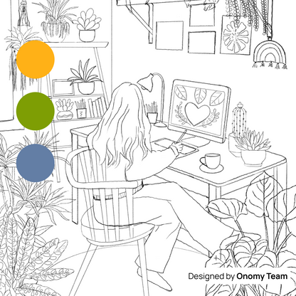 Cozy Desk Birthday Card