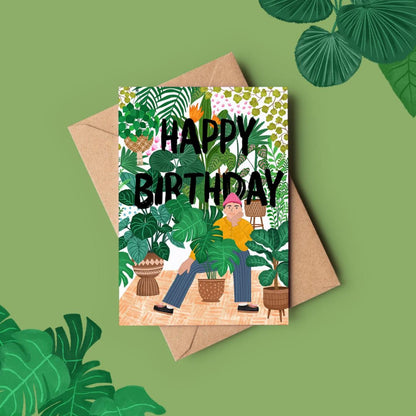 Botanical leaf Phone Case for iPhone 11 12 13 14 Pro Max & Samsung S22 S23 House Plant Pattern Case