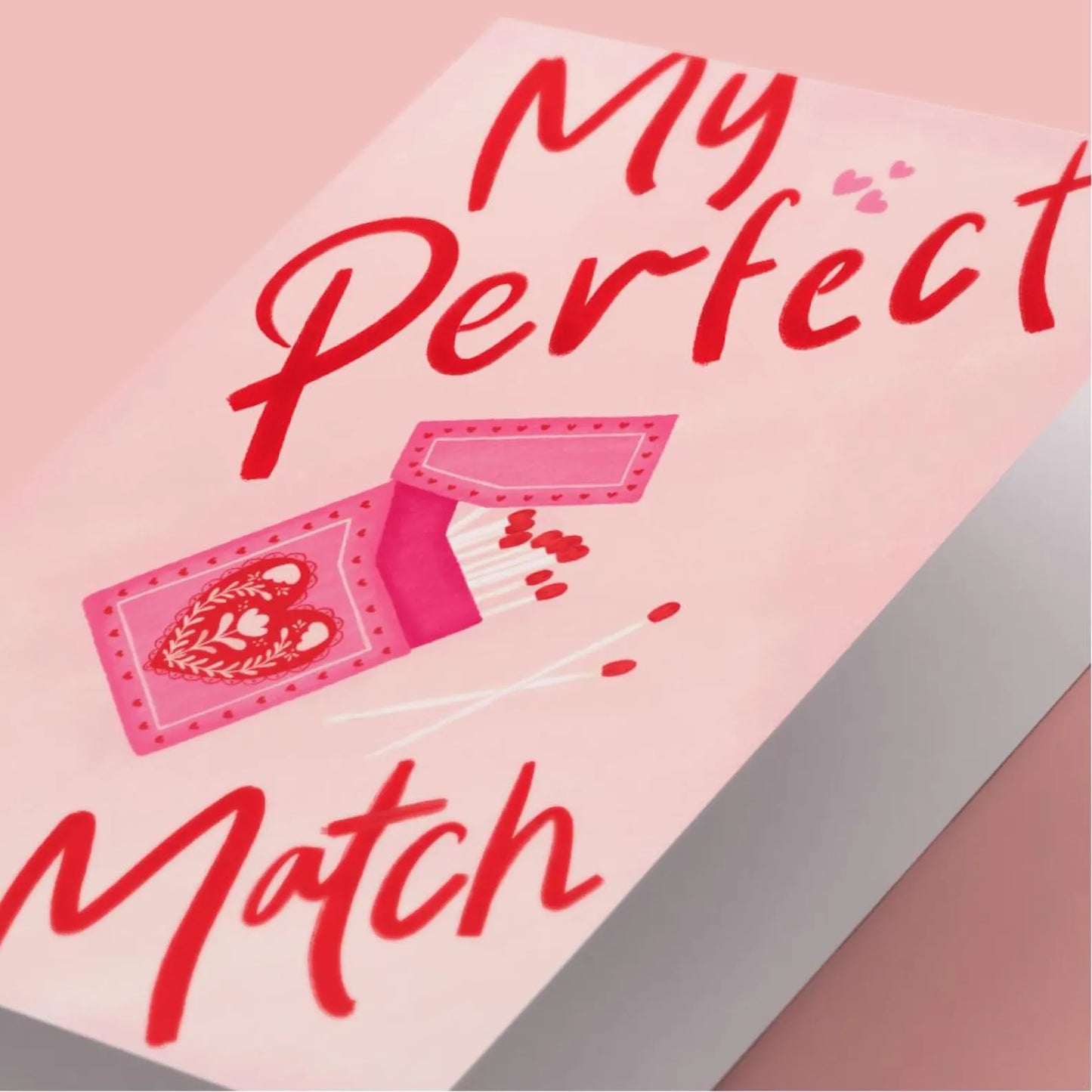 My Perfect Match Illustration Greeting Card
