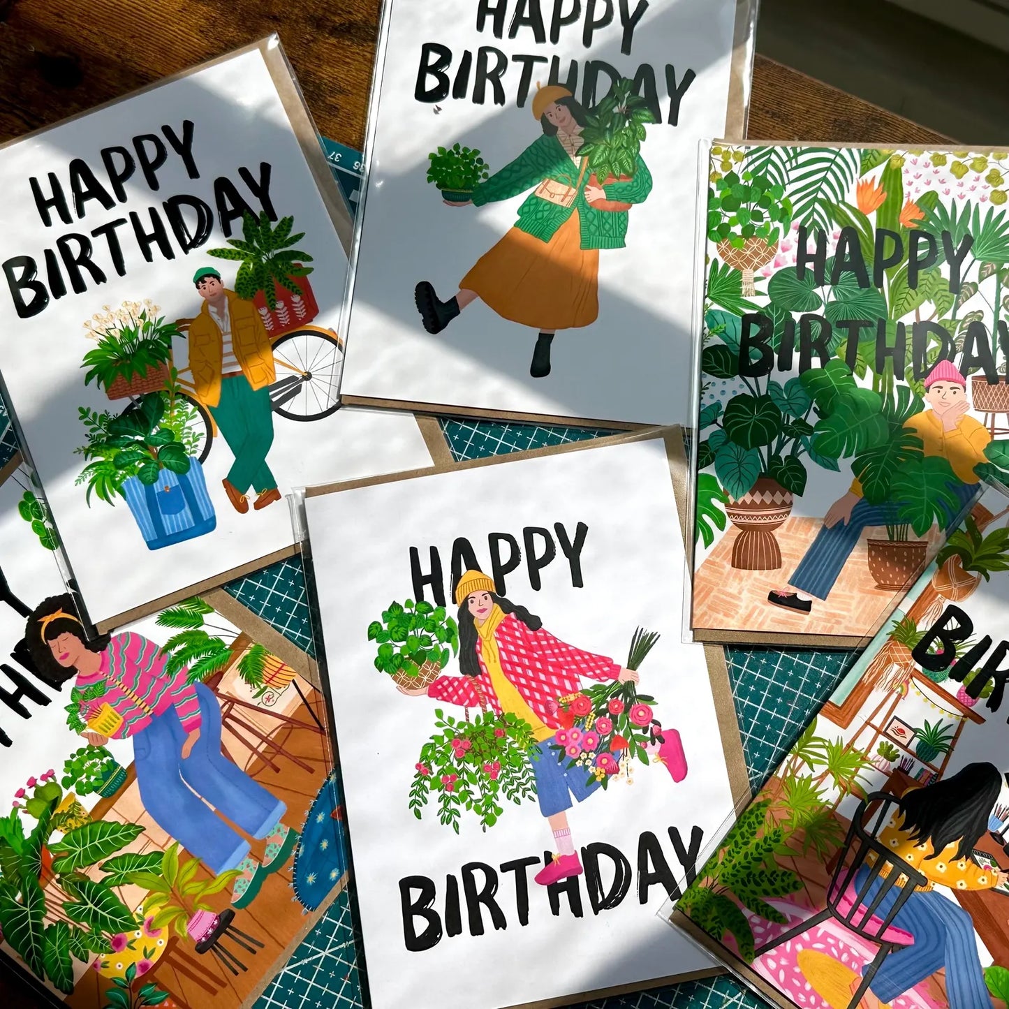 Crazy Plant Mum Birthday Card