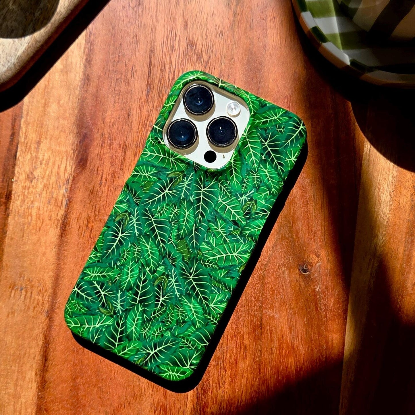 Botanical leaf Phone Case for iPhone 11 12 13 14 Pro Max & Samsung S22 S23 House Plant Pattern Case