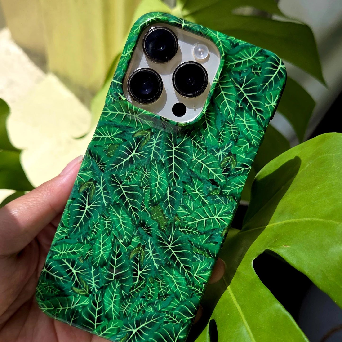 Botanical leaf Phone Case for iPhone 11 12 13 14 Pro Max & Samsung S22 S23 House Plant Pattern Case