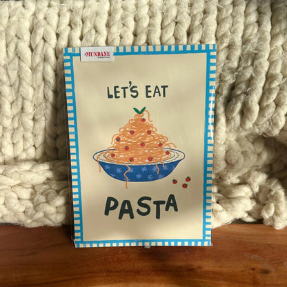 Pasta Gift Set - A4 Art print, Bookmark, greeting card