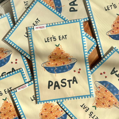 Let’s Eat Pasta Giclée Art Print