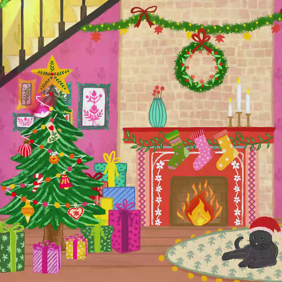 The Mundane Brighton Gift shop - Brunswick Town House Brighton & Hove Christmas Card - Gift for Christmas - gift for him