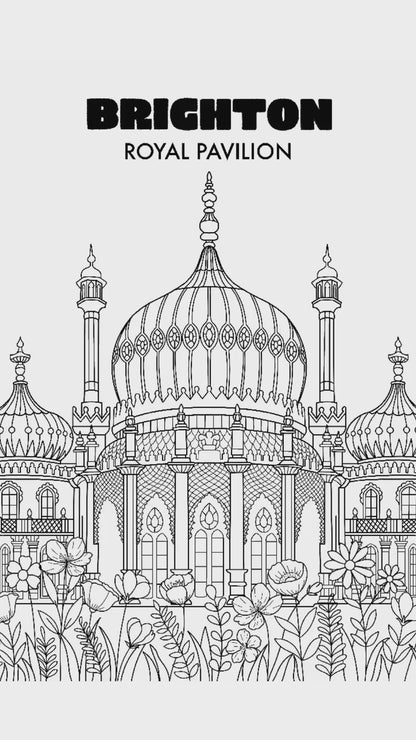Brighton Royal Pavilion Giclée Art Print