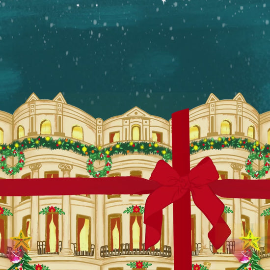 The Mundane Brighton Gift shop - Brunswick Town House Brighton & Hove Christmas Card - Gift for Christmas - gift for her