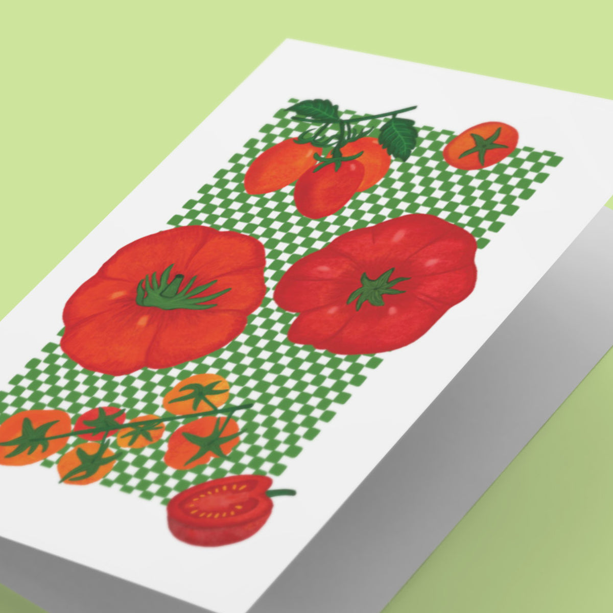 Mediterranean Tomato Birthday Greeting Card